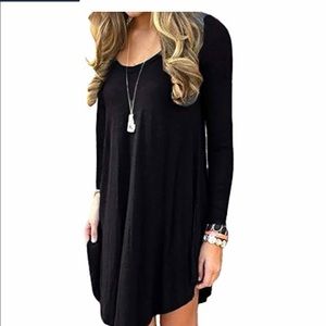 Black long sleeve dress